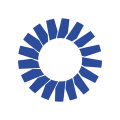 rotating loading circle with division lines