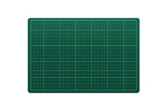 Green self healing cutting mat with grid