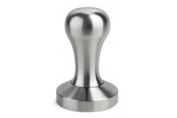 Stainless steel coffee tamper for barista espresso preparation