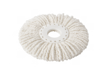 White cotton string mop head for cleaning floors
