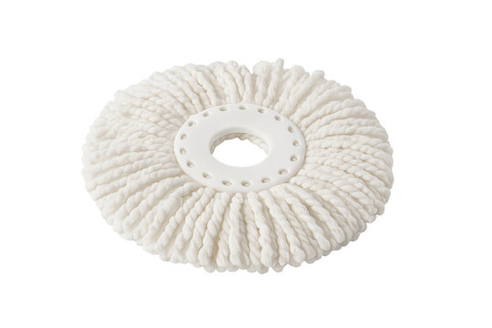 White cotton string mop head for cleaning floors