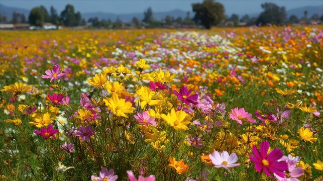 Vibrant Lompoc Flower Fields: A Colorful Showcase of California's Agricultural Beauty