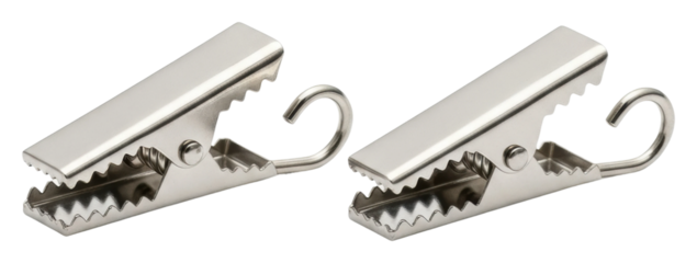 Clips holding fabric together home workshop product diy isolated on transparent background