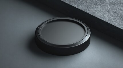 Sleek Black Webcam Cover. Ultra Thin Design for Branding and Advertising Opportunities in a Modern Business Environment