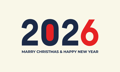 Exciting new year of 2026 with best wishes for Christmas