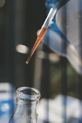 Researchers working in the clinical laboratory