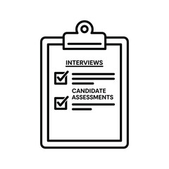 Interview assessment checklist for candidate evaluation