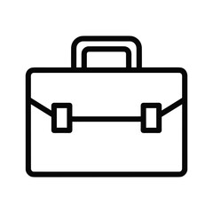 Briefcase icon, representing business and work concept