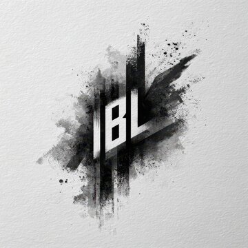 Stylized IBL Initials Emblem Design on Clean White Canvas. Creative Alphabet Logo Concept with Elegant Touch.