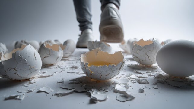 Treading Lightly: A Conceptual Journey Through Cracked and Breakable Surfaces