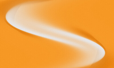Orange White Wave Gradient – Abstract Curved Glow on Minimal Background