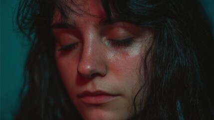 Symbolic representation of inner child and past trauma in the subconscious.