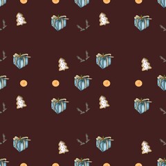 seamless pattern with sweets