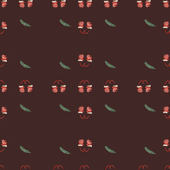 seamless pattern with hearts