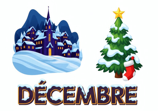 Décembre festif en hiver