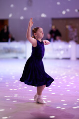 Children compete in ballroom dance competition