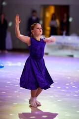 Children compete in ballroom dance competition