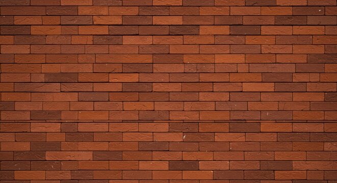 Classic uniform red brick wall pattern, detailed texture for architectural background design or sturdy surface backdrop. Solid material ,facade ,classic ,weathered