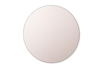 Round beige blank empty copy space circle shape with soft shadow, minimal clean abstract design over transparent background