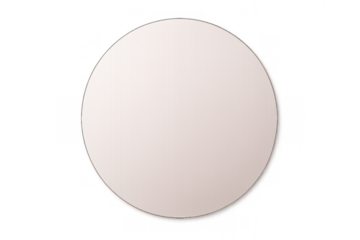 Round beige blank empty copy space circle shape with soft shadow, minimal clean abstract design over transparent background