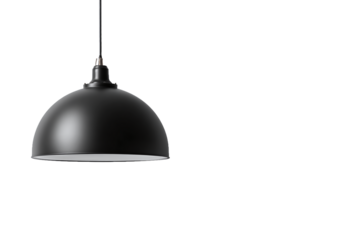Black dome pendant lamp, a stylish lighting fixture