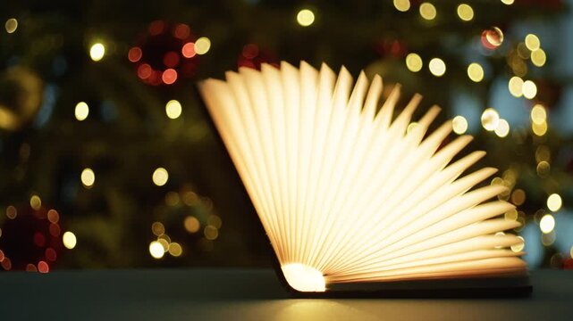 Magic book opens by itself