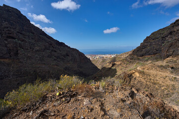 Adeje town and Atlantic view