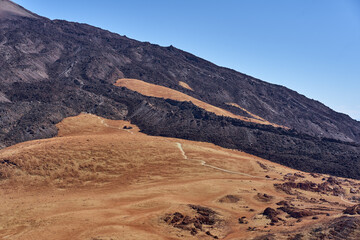 Lava slopes of Mount Teide