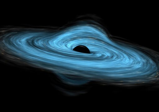 Black Hole Accretion Disk Simulation.