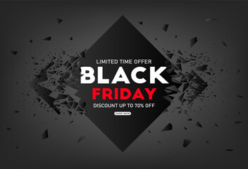 Black Friday Sale Poster Design Template