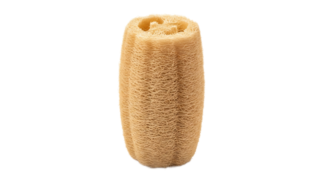 Natural loofah sponge for body care eco friendly bath product for spa and wellness exfoliating scrub for shower