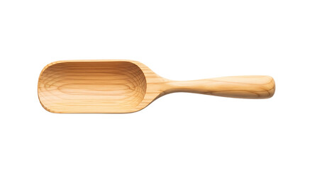 Wooden scoop, perfect for measuring tea leaves, coffee beans, or spices in the kitchen, offering a rustic and natural aesthetic