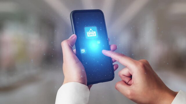 Sale and promotion icons with hot deal, discount tag, shopping bag, limited offer, coupon, VIP card, buy one get one, online shopping, and special event sale. Gist