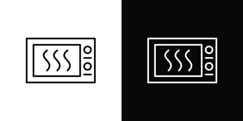 Microwave icon line vector illustration. vector graphics