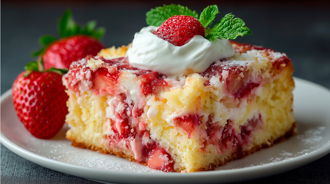 Beautiful strawberry pie