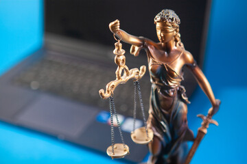 justice law and legal concept