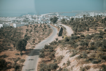 Le téléphérique de la ville de Agadir au Maroc