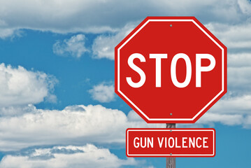 Stop Gun Violence Sign