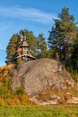 Wooden Church of the Nativity of John the Baptist in Lyaskelya, Karelia