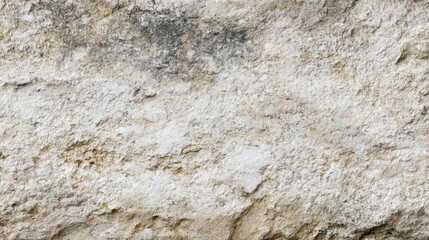 Obraz premium Surface of a rugged stone wall reveals unique textures and shades of gray and white under sunlight.