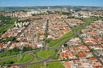 Vista a&eacute;rea de Ribeir&atilde;o Preto - SP