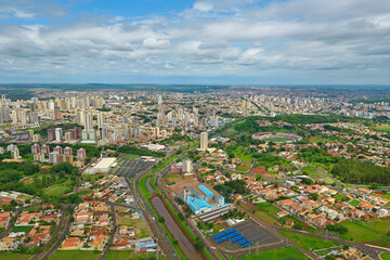 Vista a&eacute;rea Ribeir&atilde;o Preto