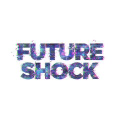 Futuristic Text Effect with Distorted Glitch Elements for Modern Design