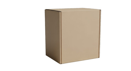 Fototapeta premium Box isolated on transparent background