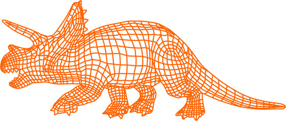 Realistic 3D Dinosaur T-Rex Illustration T-shirt Design