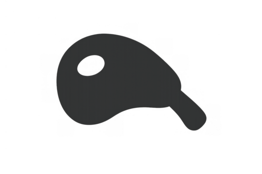 Key silhouette vector icon creating access, security, locking, and unlocking concepts on transparent background