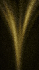 Luxurious dark abstract background in deep black and brown with a central luminous beam of rich golden light, featuring a dramatic grainy texture ideal for premium wide 4K designs