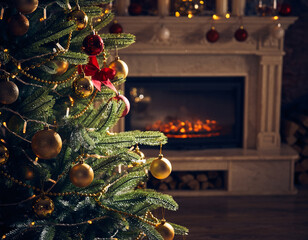 christmas tree with presents