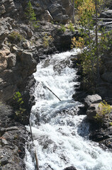 Waterfall over Rocks
