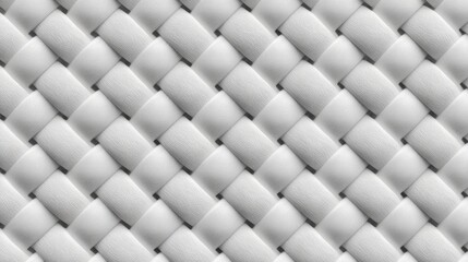 Delicate white weaving forms a calming abstract pattern ideal for creative backgrounds and textiles.